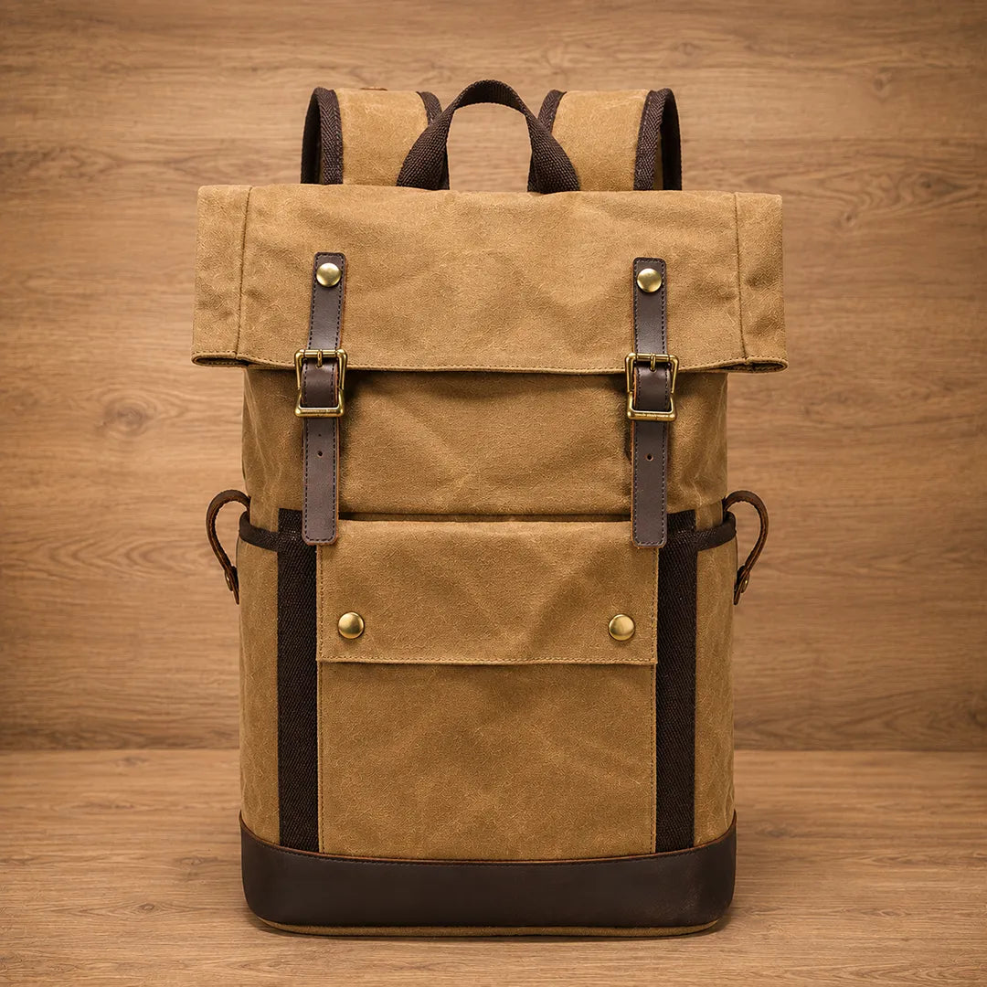 Expandable Canvas Backpack