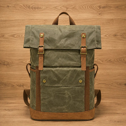 Expandable Canvas Backpack