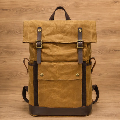 Expandable Canvas Backpack