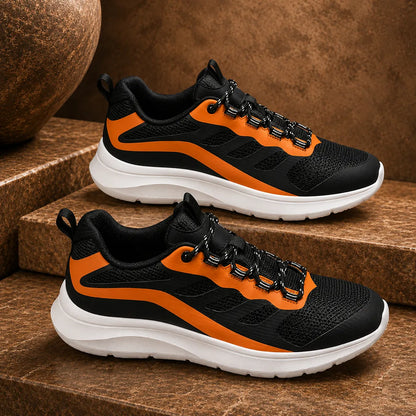 Flexible Lace-Up Sneakers