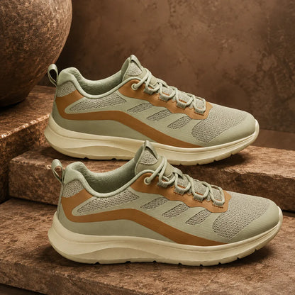 Flexible Lace-Up Sneakers