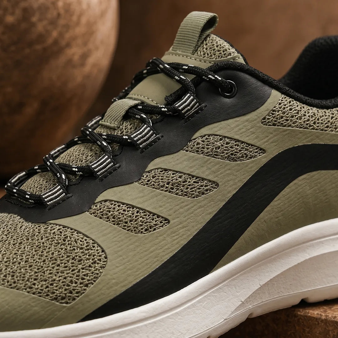 Flexible Lace-Up Sneakers