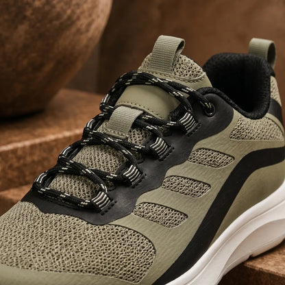 Flexible Lace-Up Sneakers