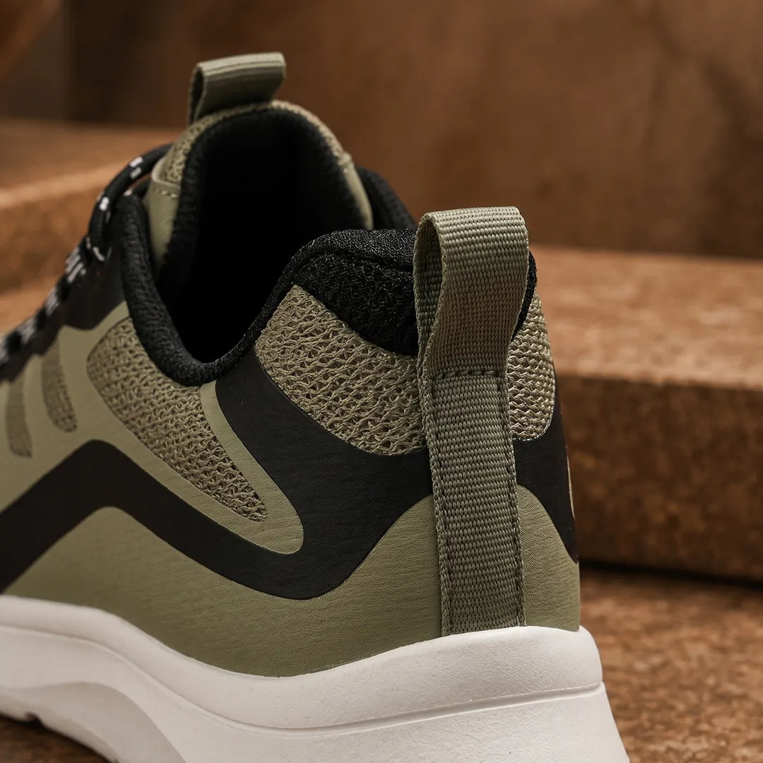 Flexible Lace-Up Sneakers