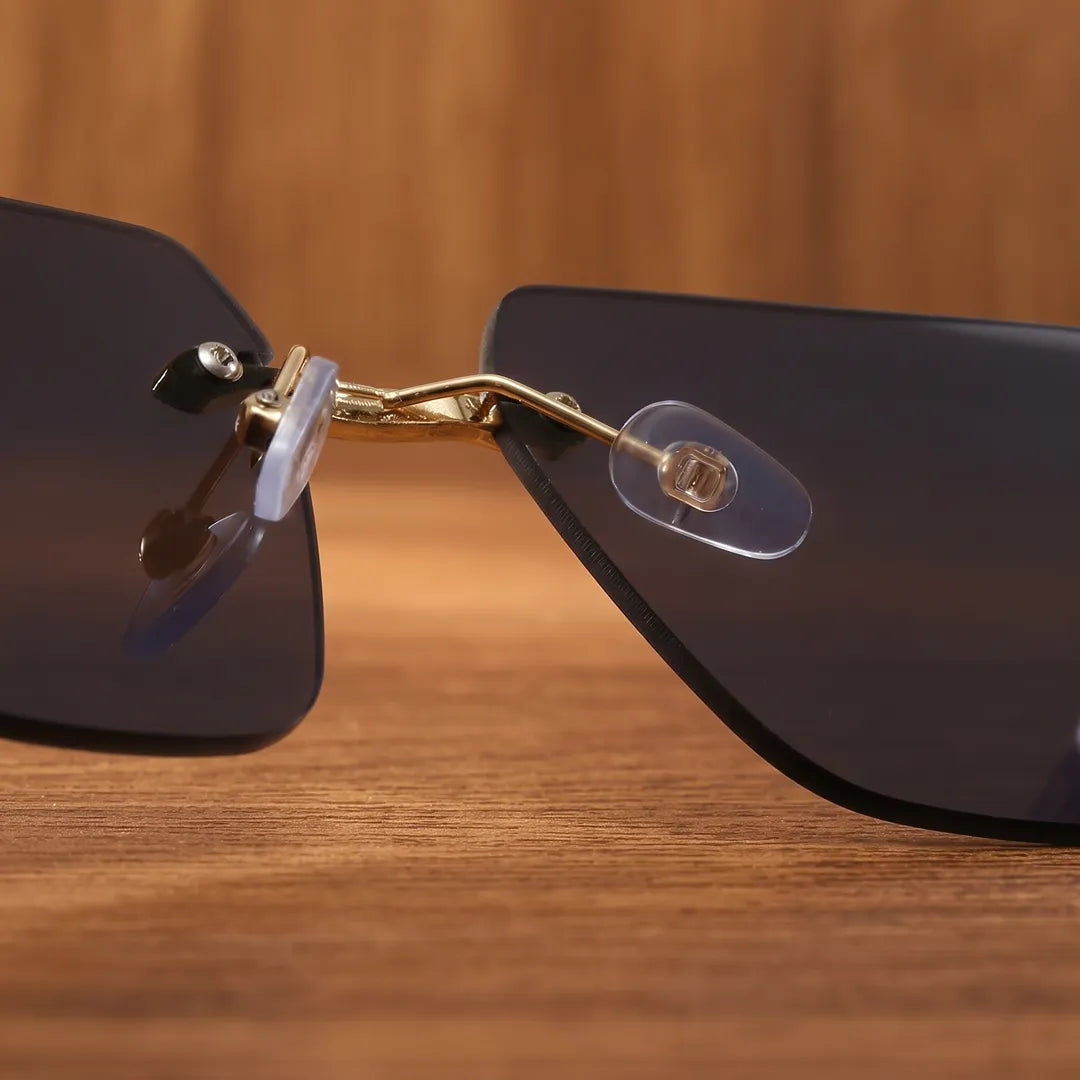 Geometric Rimless Sunglasses