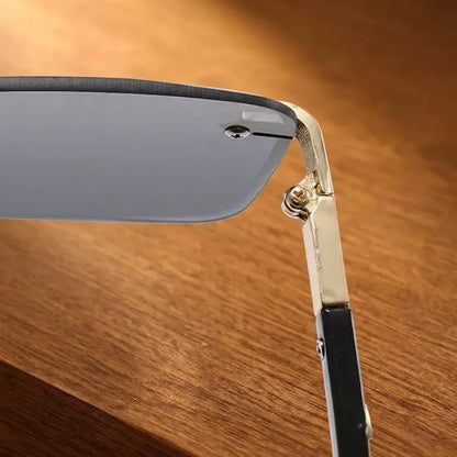 Geometric Rimless Sunglasses