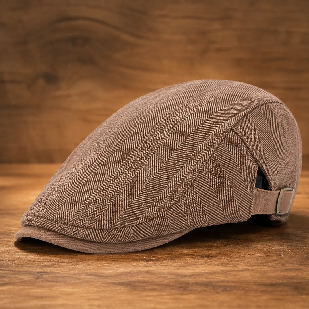 Herringbone Flat Cap