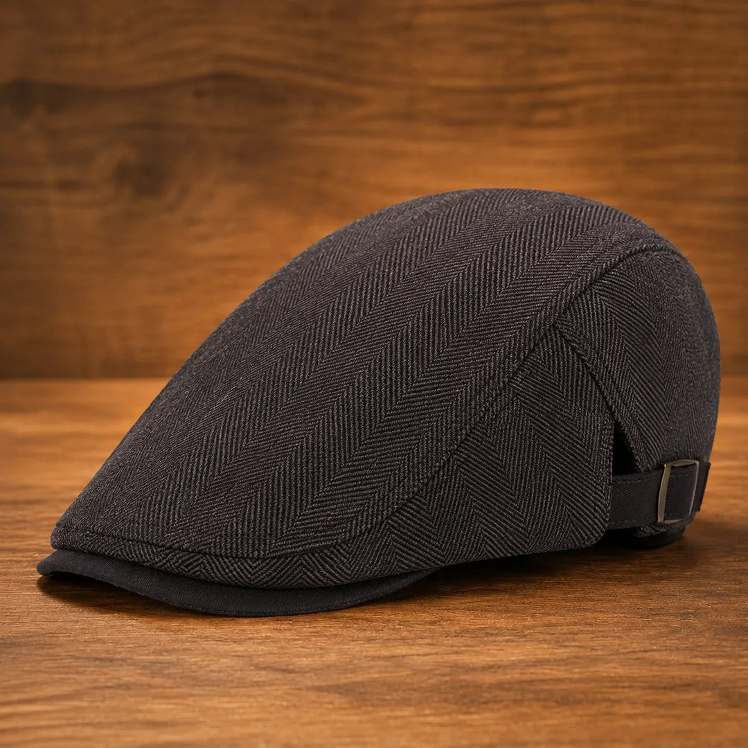 Herringbone Flat Cap
