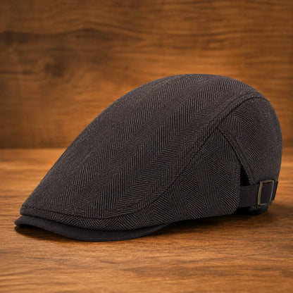 Herringbone Flat Cap