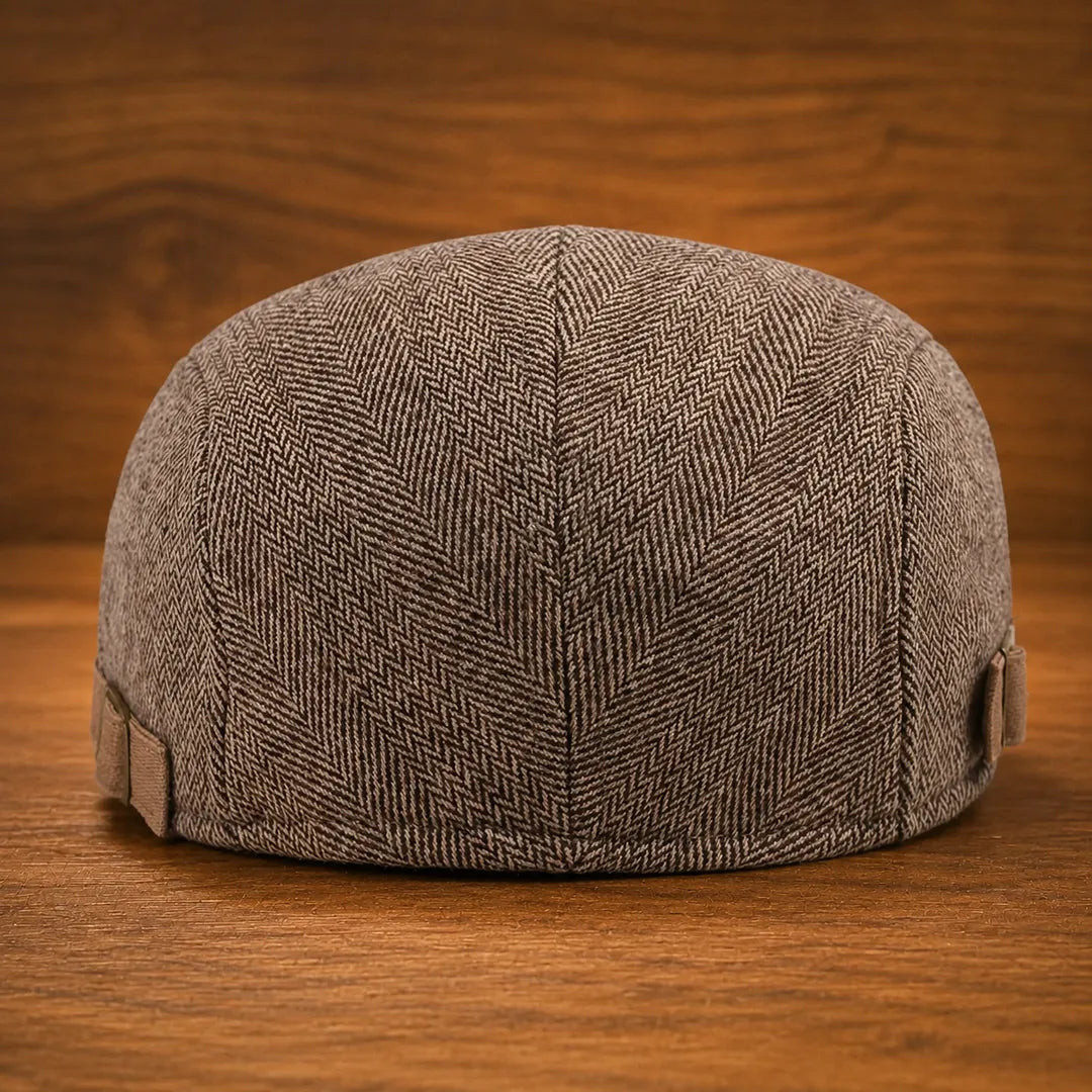 Herringbone Flat Cap