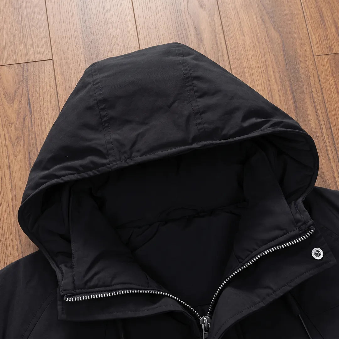 Hooded Multi-Pocket Utility Jacket