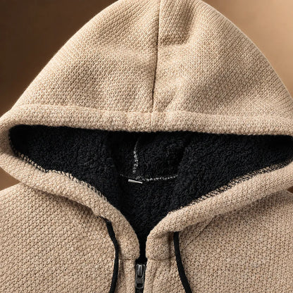 Hooded Zip Cardigan