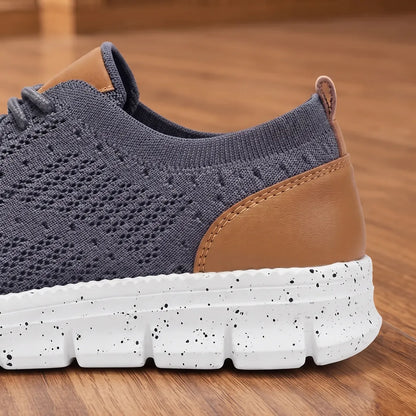 Knit Wingtip Comfort Sneakers