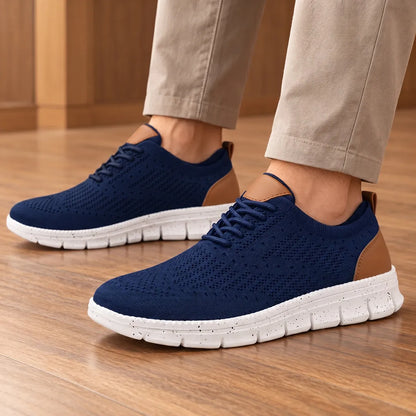 Knit Wingtip Comfort Sneakers