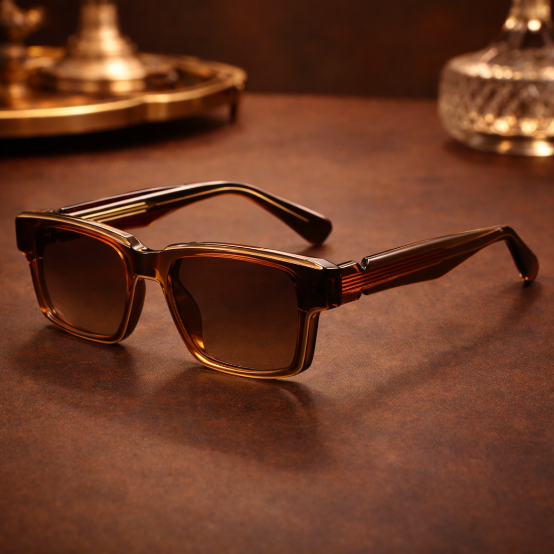 Retro Rectangle Sunglasses