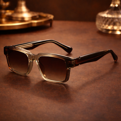 Retro Rectangle Sunglasses