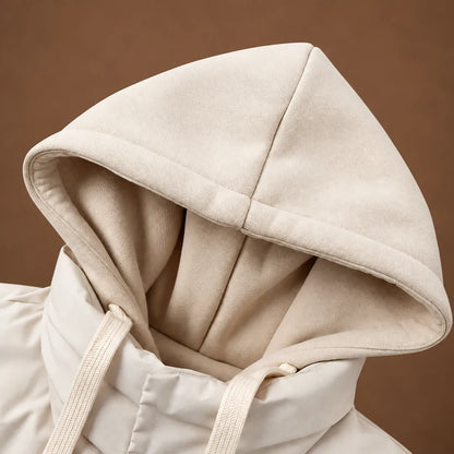 Layered Hooded Puffer Jacket