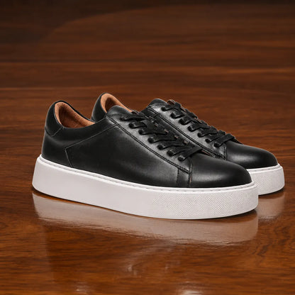 Leather Low-Top Sneakers