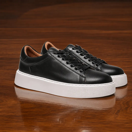 Leather Low-Top Sneakers