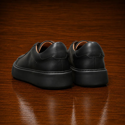 Leather Low-Top Sneakers