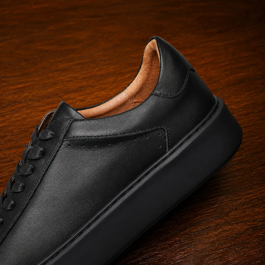 Leather Low-Top Sneakers