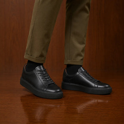 Leather Low-Top Sneakers
