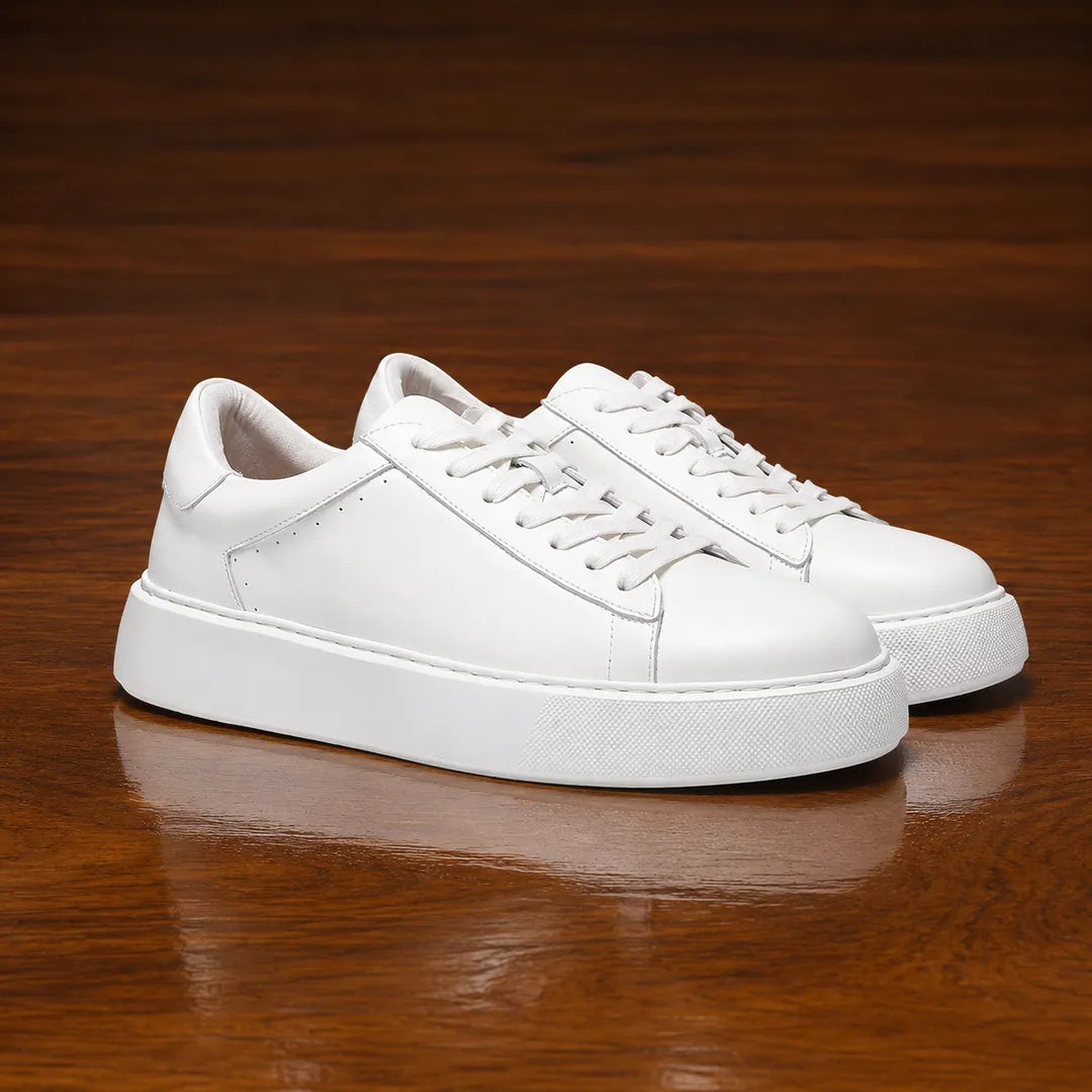 Leather Low-Top Sneakers