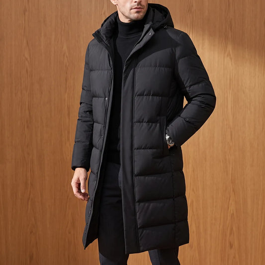 Longline Hooded Puffer Coat