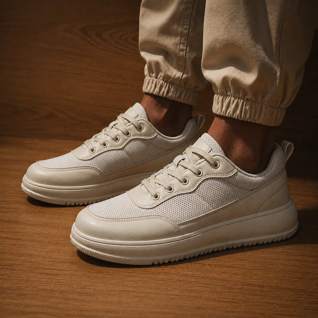 Mesh Lace-Up Sneakers