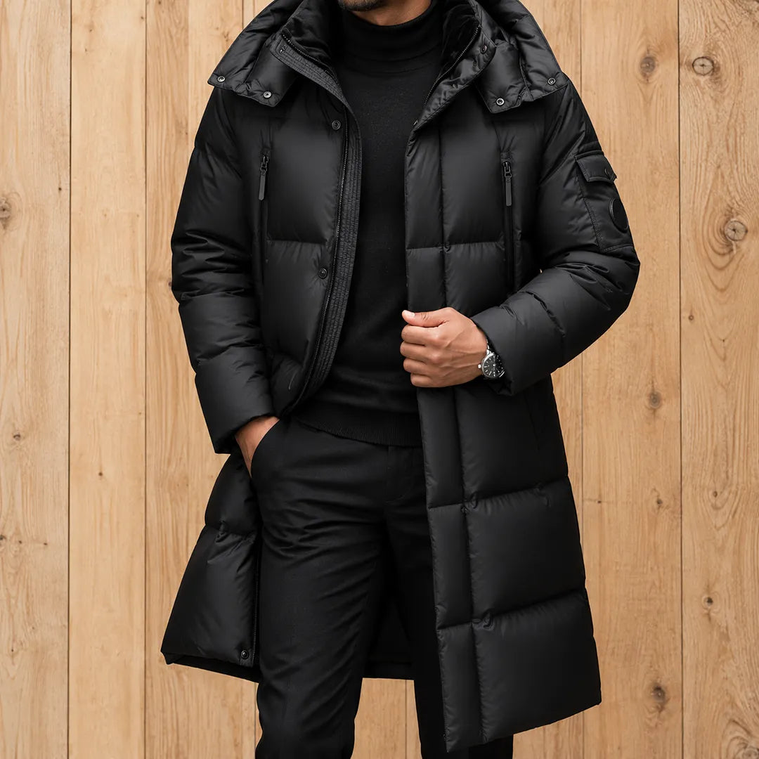 Modern Hooded Puffer Coat
