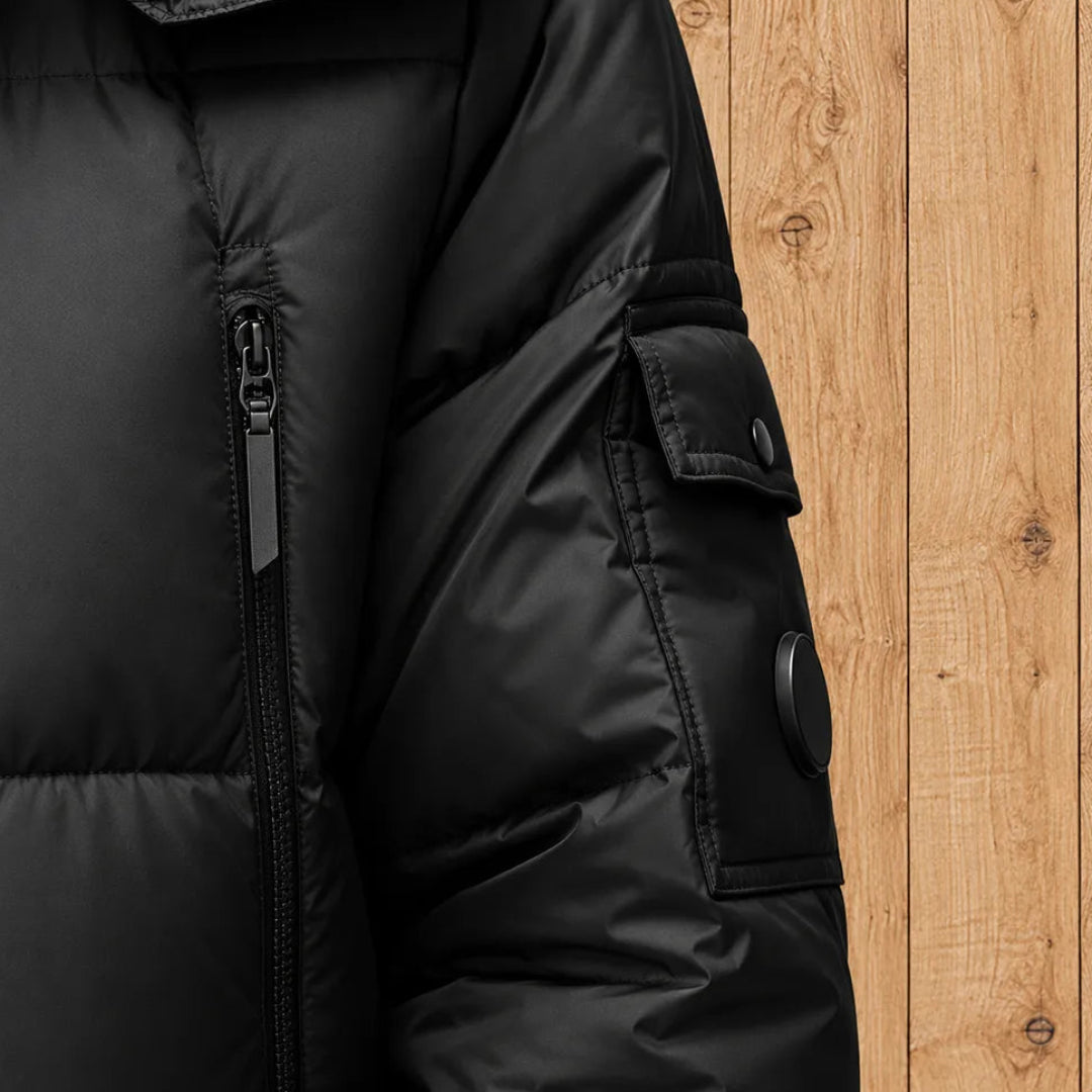 Modern Hooded Puffer Coat