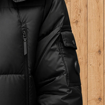 Modern Hooded Puffer Coat
