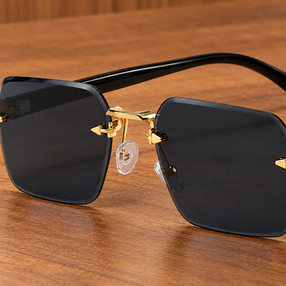 Modern Rimless Sunglasses