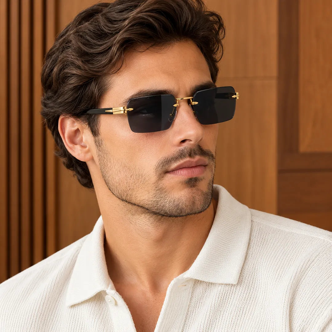Modern Rimless Sunglasses