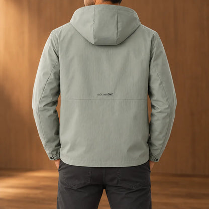 Multi-Pocket Hooded Jacket