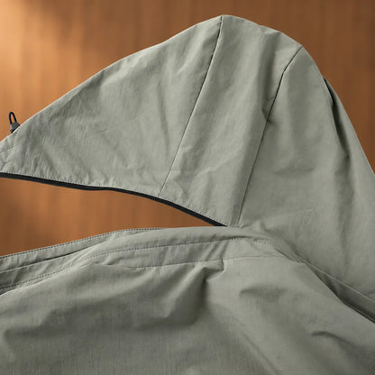 Multi-Pocket Hooded Jacket