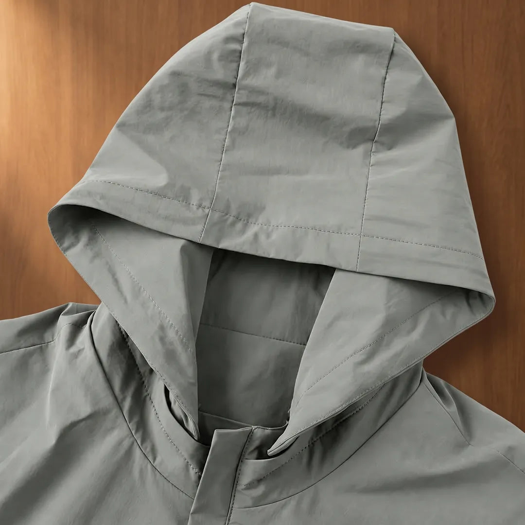 Multi-Pocket Hooded Jacket