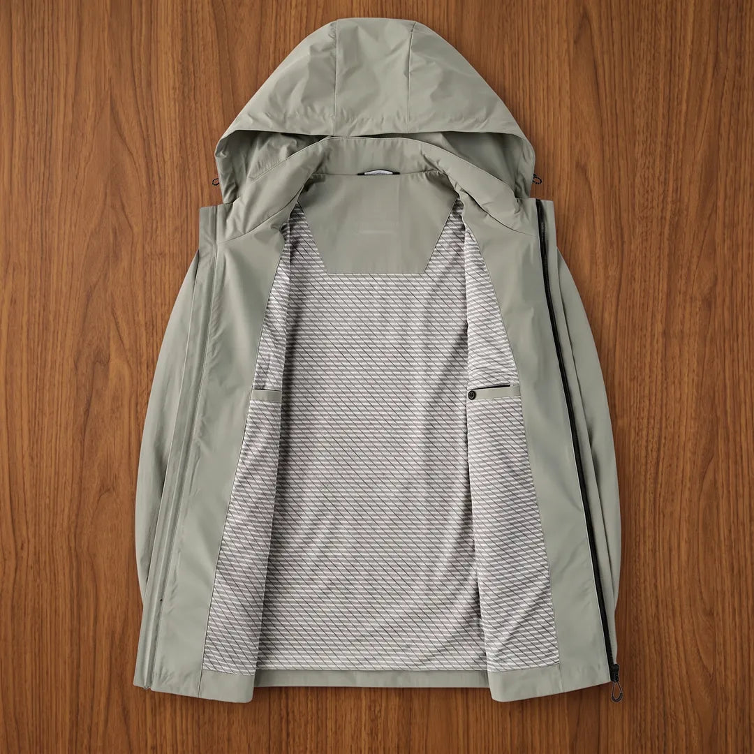 Multi-Pocket Hooded Jacket