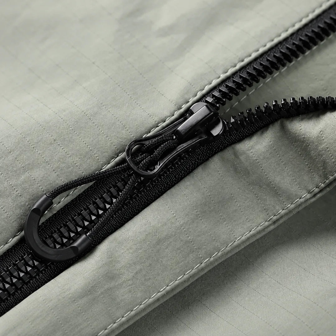Multi-Pocket Hooded Jacket