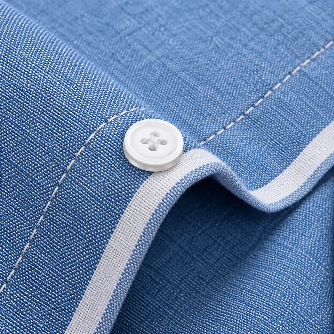 Multi-Stripe Button-Down Shirt