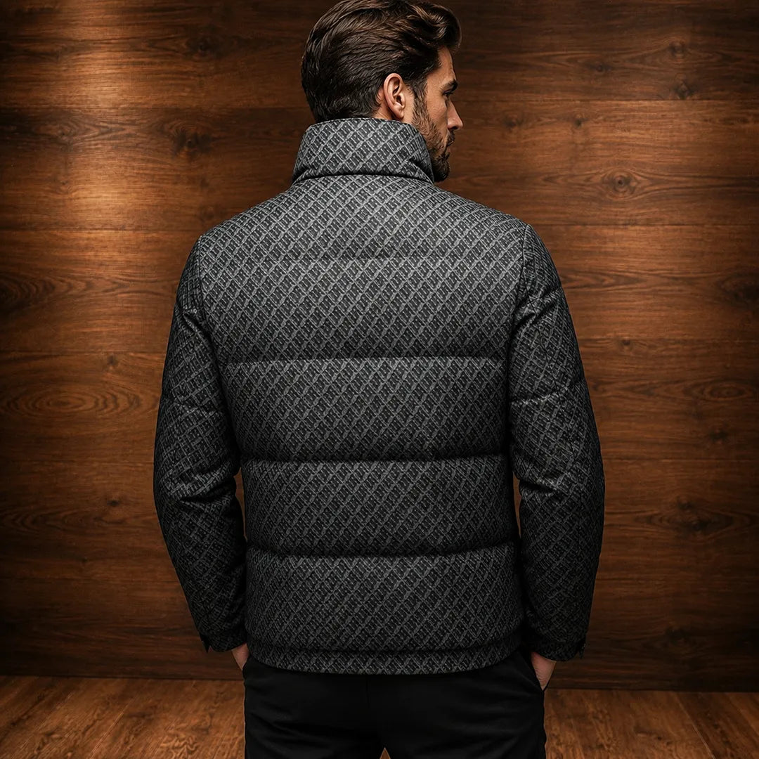 Patterned Down Jacket