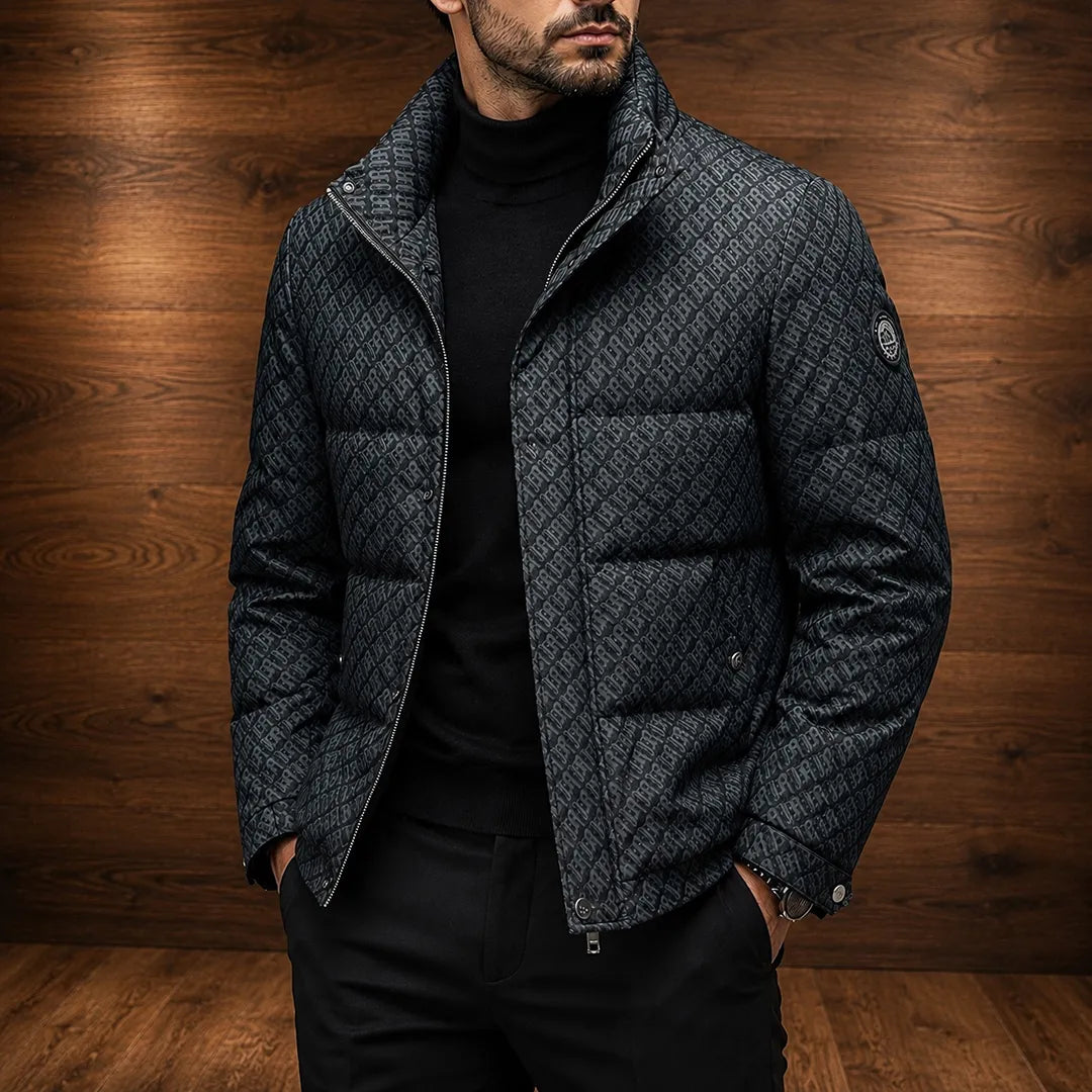 Patterned Down Jacket