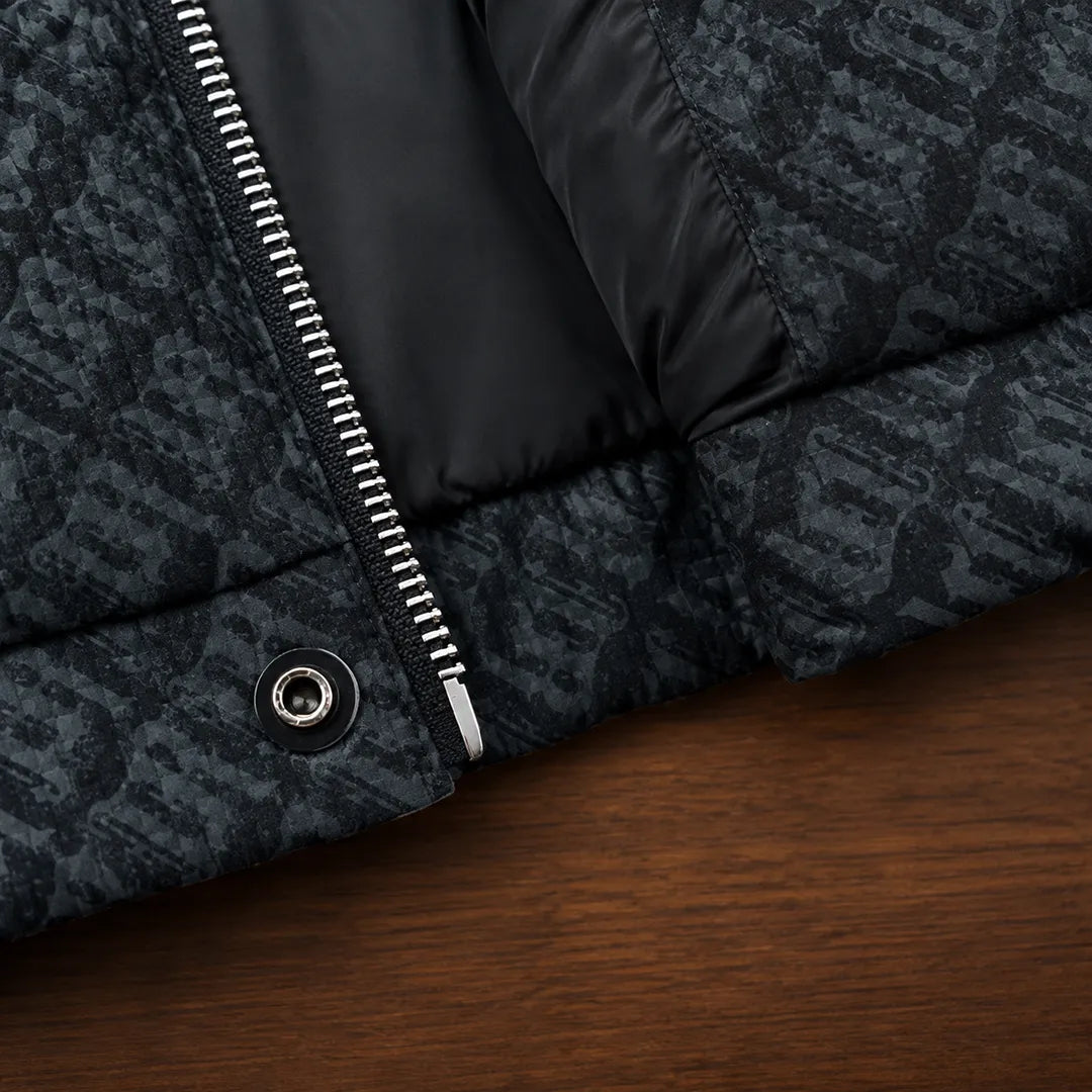 Patterned Down Jacket