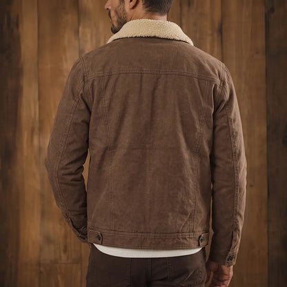 Plush-Lined Trucker Jacket