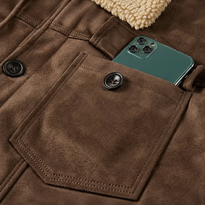 Plush-Lined Trucker Jacket