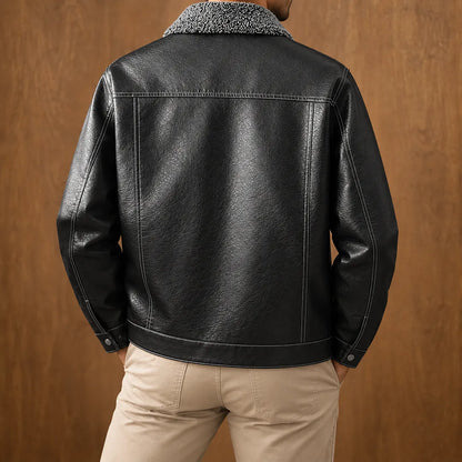Plush Lined Snap Jacket
