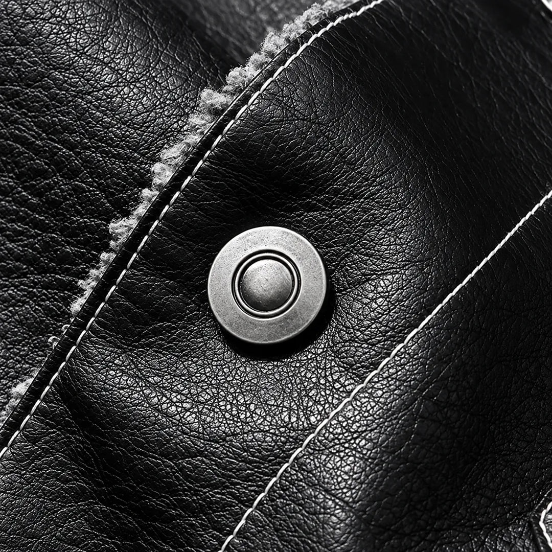 Plush Lined Snap Jacket