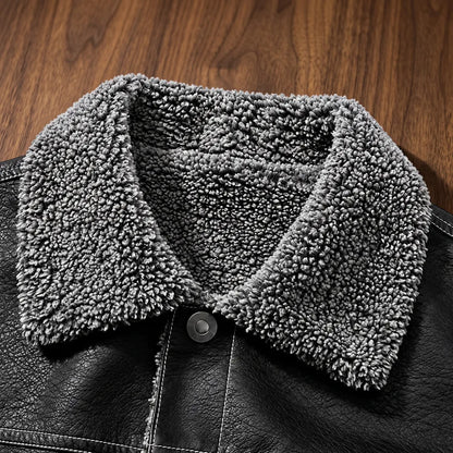 Plush Lined Snap Jacket