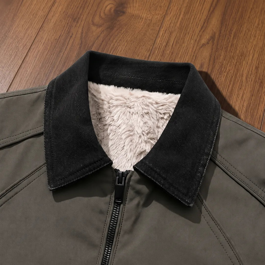Plush Lined Zip Jacket