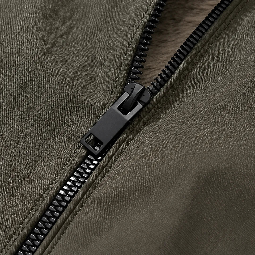 Plush Lined Zip Jacket